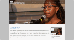 Desktop Screenshot of blackstudentfund.org